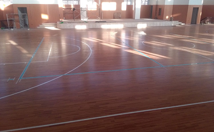 武漢實木運動地板怎么安裝