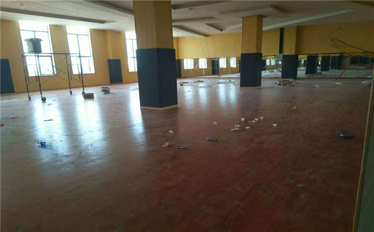 五角楓乒乓球館木地板主輔龍骨結(jié)構(gòu)