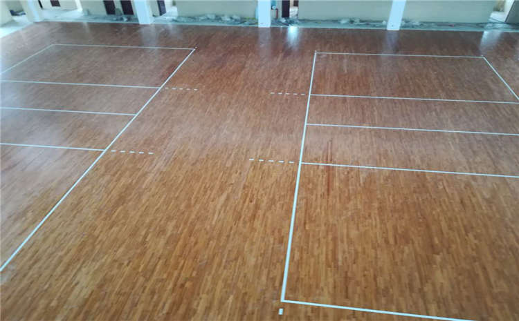 學(xué)校運動籃球地板雙層龍骨結(jié)構(gòu)