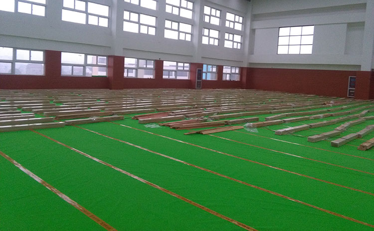 硬木企口NBA籃球場木地板每平米價(jià)格