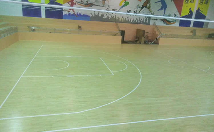 柞木舞蹈房木地板施工