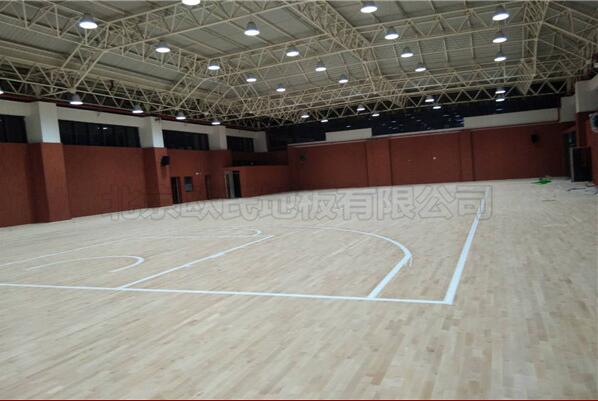 徐州樹恩中學籃球館木地板成功案例