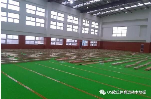 江蘇常州溧陽市南渡鎮(zhèn)體育館運(yùn)動木地板案例