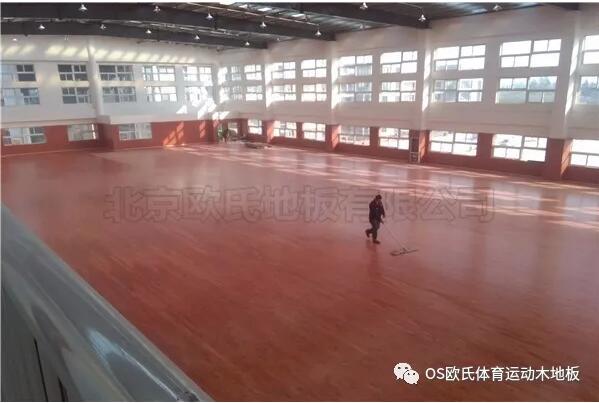 江蘇常州溧陽市南渡鎮(zhèn)體育館運(yùn)動木地板案例