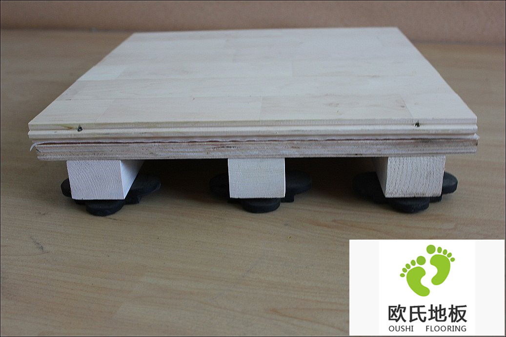 體育木地板雙層龍骨籃球?qū)I(yè)木地板介紹