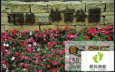 羽毛球體育地板工程-重慶江與城體育公園