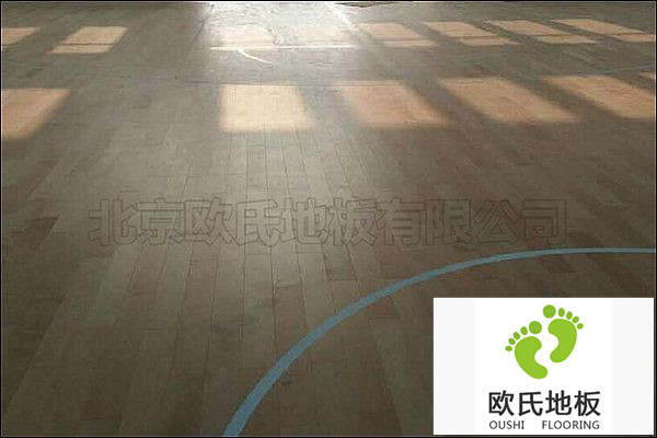 煙臺開發(fā)區(qū)第十小學(xué)運動木地板工程案例