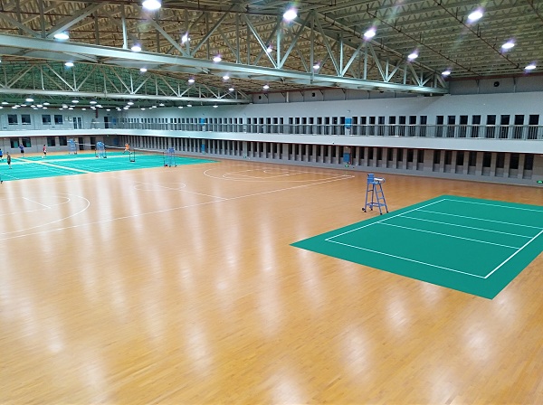 國網(wǎng)湘潭供電公司綜合運動場木地板工程實例