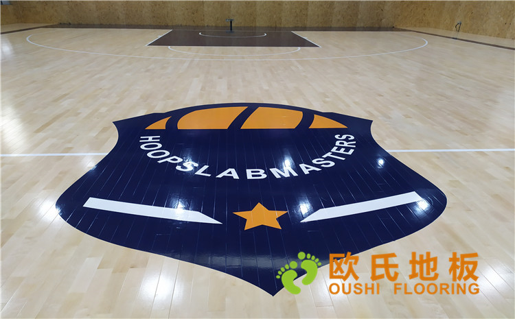 江蘇博瑞祥公司籃球館木地板案例