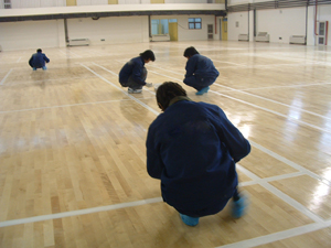 體育地板,體育木地板翻新改造圖片